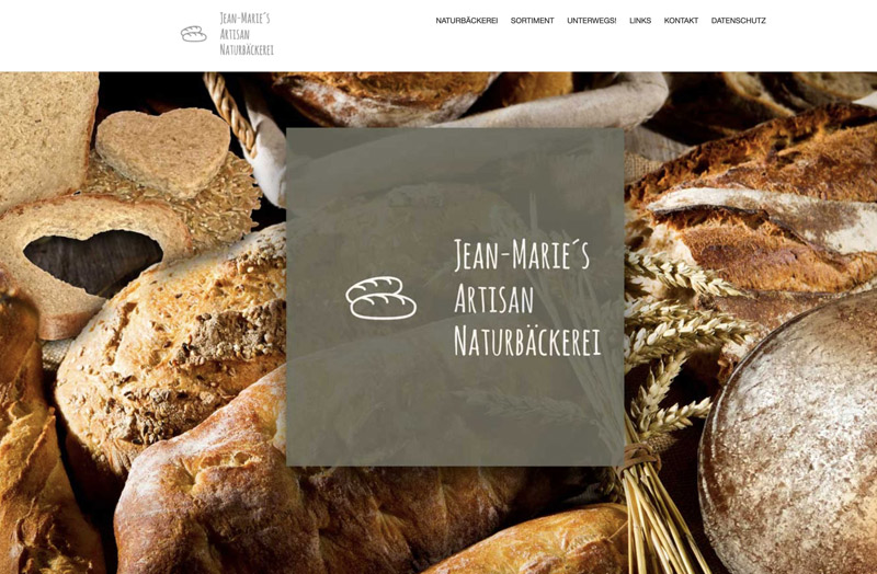 Artisan Bäckerei Website