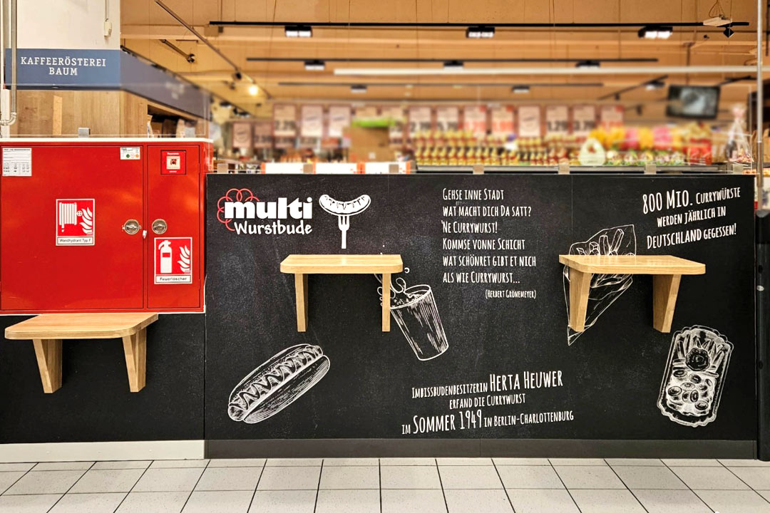 Snackbar Beschriftung